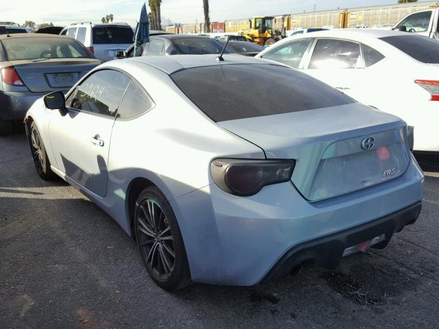 JF1ZNAA15D2728614 - 2013 TOYOTA SCION FR-S SILVER photo 3