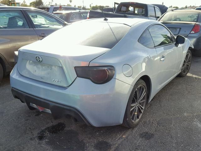 JF1ZNAA15D2728614 - 2013 TOYOTA SCION FR-S SILVER photo 4