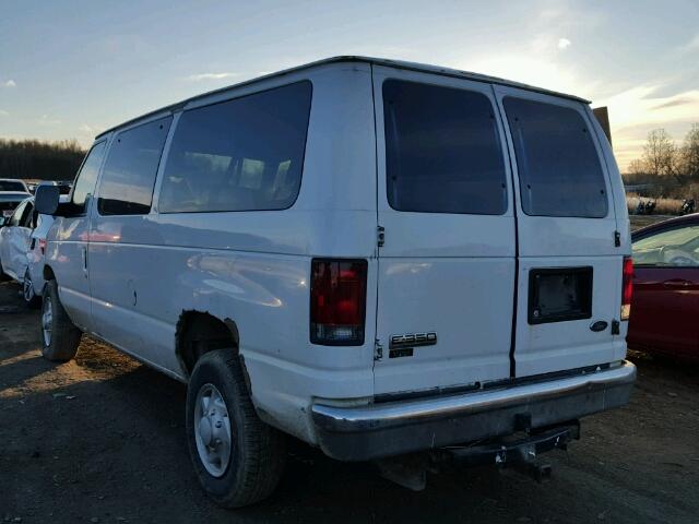 1FBNE31L46DA24387 - 2006 FORD ECONOLINE WHITE photo 3