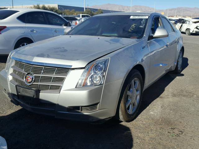 1G6DM577180120653 - 2008 CADILLAC CTS SILVER photo 2