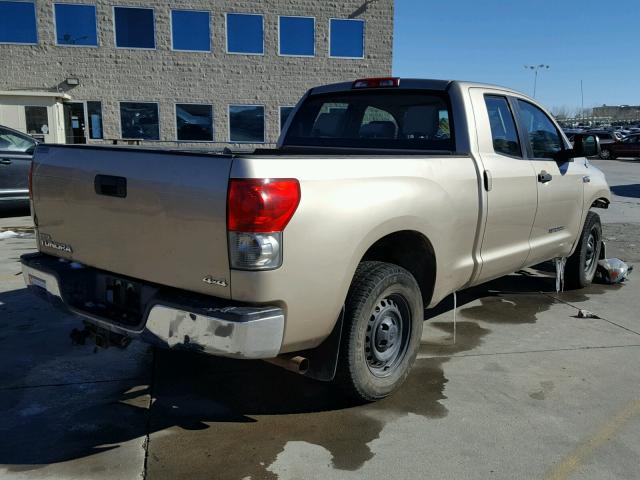 5TFBV54198X066074 - 2008 TOYOTA TUNDRA DOU GOLD photo 4