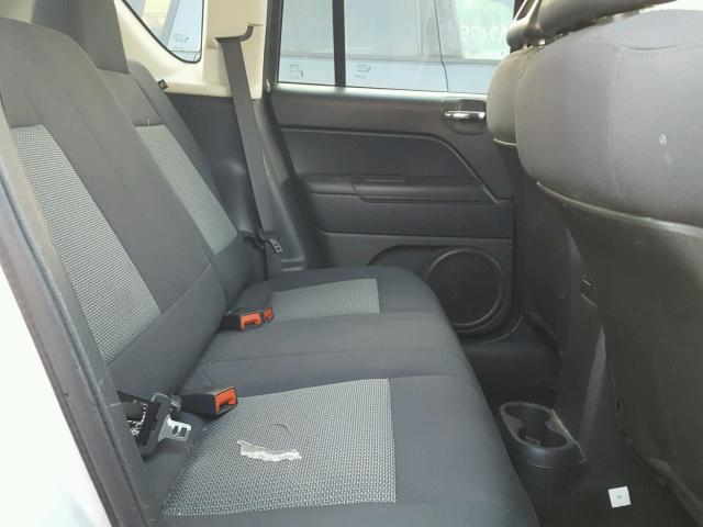 1J4FT47B89D140443 - 2009 JEEP COMPASS SP ვერცხლისფერი ფოტო 6