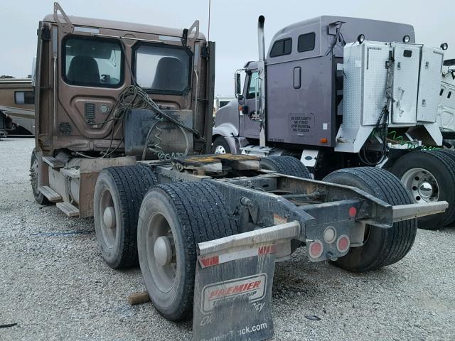 1FUJGEDVXDSBS0039 - 2013 FREIGHTLINER CASCADIA 1 BROWN photo 3