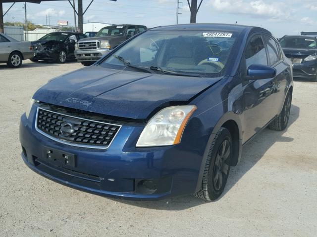 3N1AB61EX8L687470 - 2008 NISSAN SENTRA 2.0 BLUE photo 2