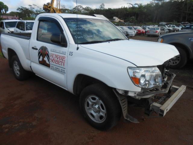 5TFNX4CNXBX004552 - 2011 TOYOTA TACOMA WHITE photo 1