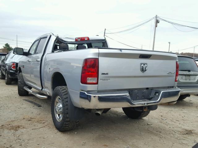 3D7TT2CTXAG166566 - 2010 DODGE RAM 2500 SILVER photo 3