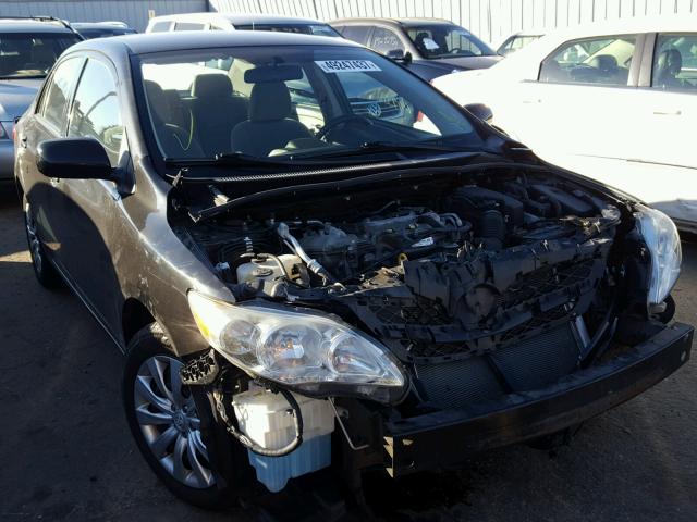 5YFBU4EE3CP043007 - 2012 TOYOTA COROLLA BA BLACK photo 1