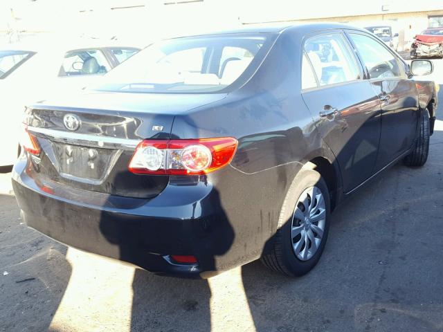 5YFBU4EE3CP043007 - 2012 TOYOTA COROLLA BA BLACK photo 4