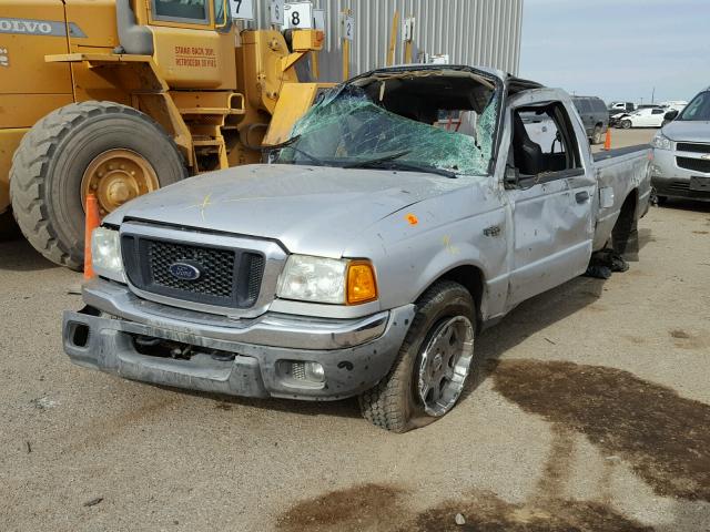 1FTZR45E55PA69628 - 2005 FORD RANGER SUP GRAY photo 2