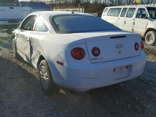 1G1AS18H497161429 - 2009 CHEVROLET COBALT LS WHITE photo 3