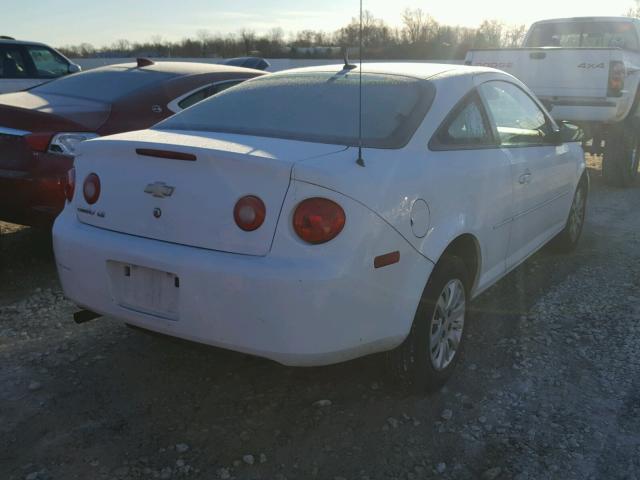 1G1AS18H497161429 - 2009 CHEVROLET COBALT LS WHITE photo 4