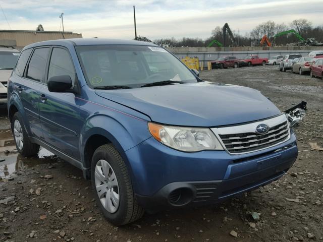 JF2SH6AC2AH700877 - 2010 SUBARU FORESTER 2 BLUE photo 1