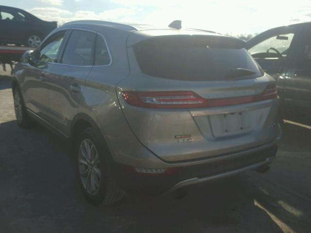 5LMCJ2A93FUJ18654 - 2015 LINCOLN MKC SILVER photo 3