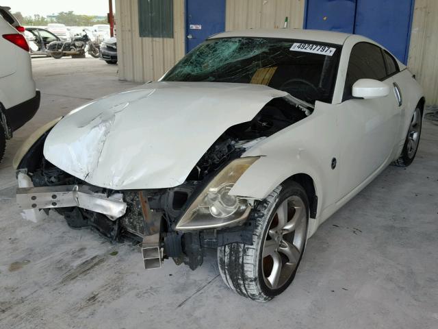 JN1BZ34D27M503998 - 2007 NISSAN 350Z COUPE WHITE photo 2