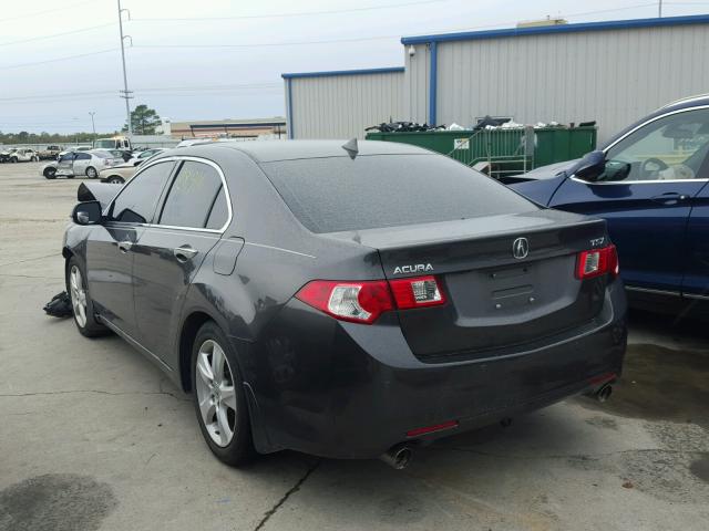 JH4CU2F61AC019793 - 2010 ACURA TSX GRAY photo 3