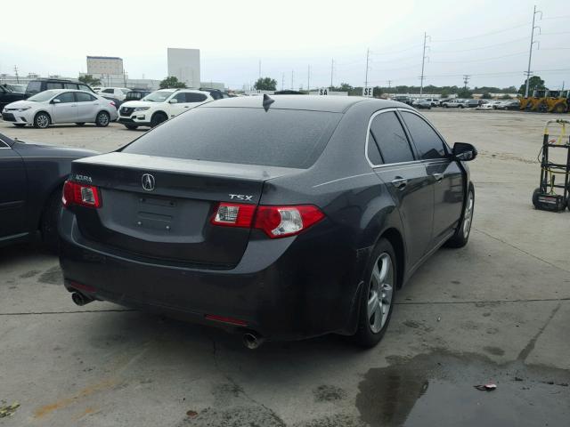 JH4CU2F61AC019793 - 2010 ACURA TSX GRAY photo 4