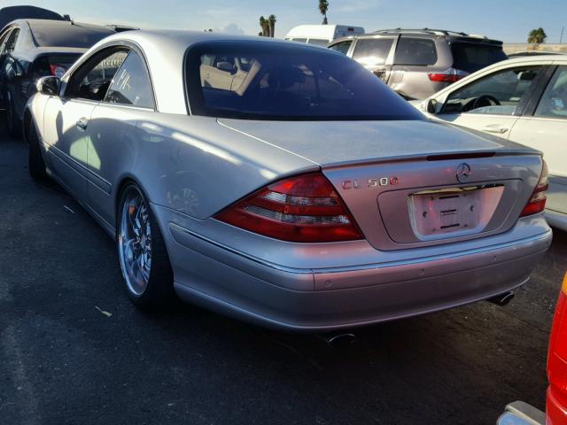 WDBPJ75J71A017295 - 2001 MERCEDES-BENZ CL 500 SILVER photo 3