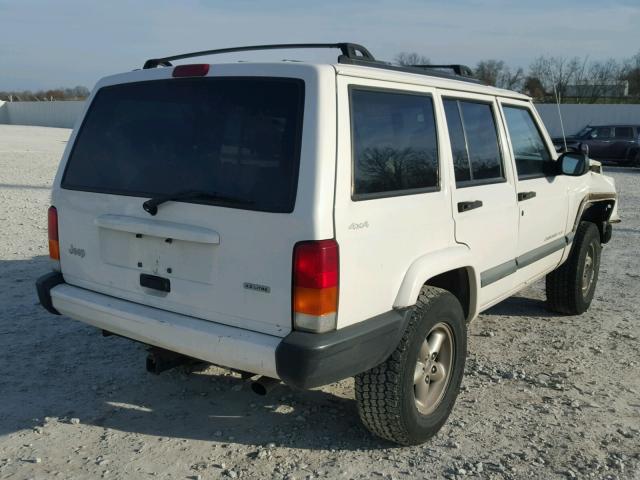 1J4FF48S0YL226081 - 2000 JEEP CHEROKEE S WHITE photo 4