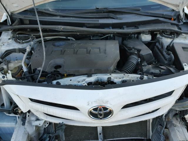 5YFBU4EE4CP035367 - 2012 TOYOTA COROLLA BA WHITE photo 7