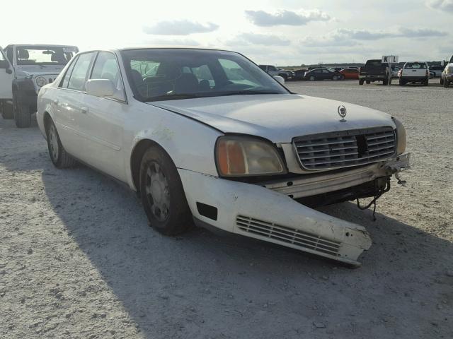 1G6KD54Y01U122056 - 2001 CADILLAC DEVILLE WHITE photo 1