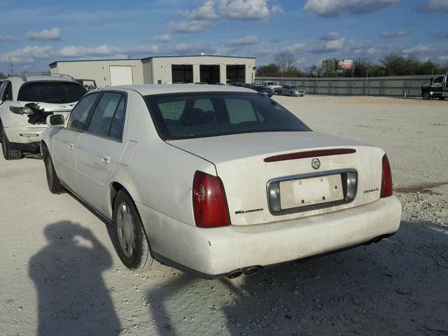 1G6KD54Y01U122056 - 2001 CADILLAC DEVILLE WHITE photo 3