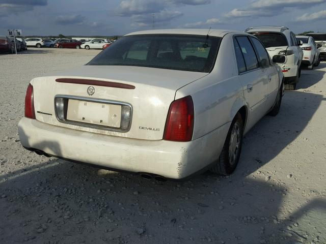 1G6KD54Y01U122056 - 2001 CADILLAC DEVILLE WHITE photo 4