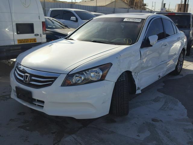 1HGCP2F83BA126255 - 2011 HONDA ACCORD EXL WHITE photo 2