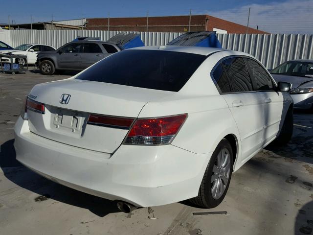 1HGCP2F83BA126255 - 2011 HONDA ACCORD EXL WHITE photo 4