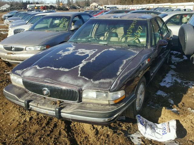 1G4HR52L5SH517260 - 1995 BUICK LESABRE LI MAROON photo 2