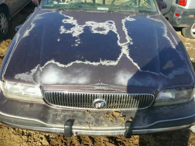 1G4HR52L5SH517260 - 1995 BUICK LESABRE LI MAROON photo 7