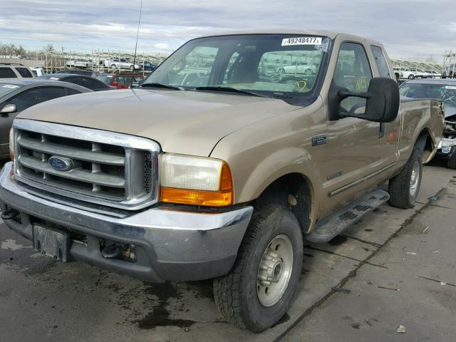 1FTNX21F8YEC50536 - 2000 FORD F250 SUPER GOLD photo 2