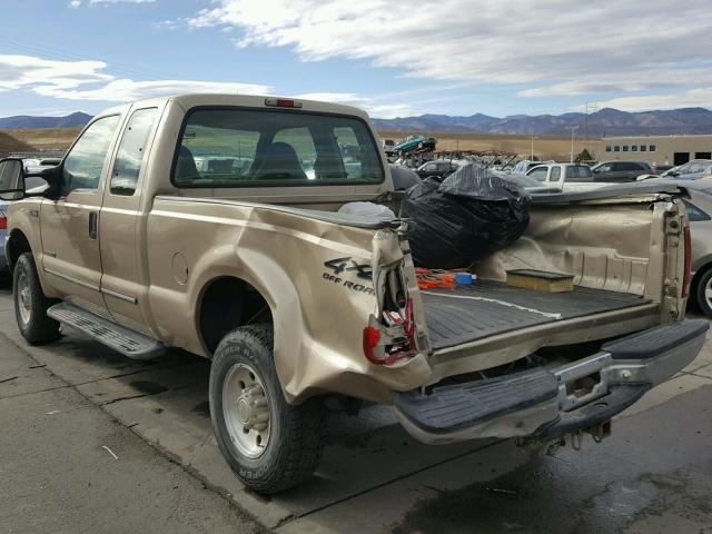 1FTNX21F8YEC50536 - 2000 FORD F250 SUPER GOLD photo 3