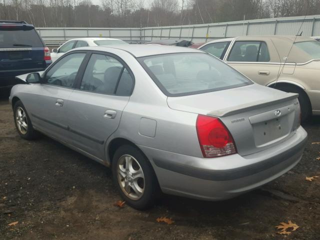 KMHDN46D05U019924 - 2005 HYUNDAI ELANTRA GL SILVER photo 3