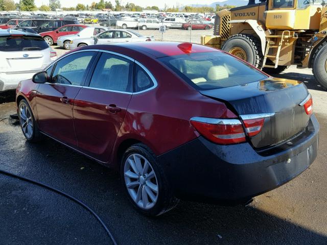 1G4PR5SK5F4177849 - 2015 BUICK VERANO CON MAROON photo 3