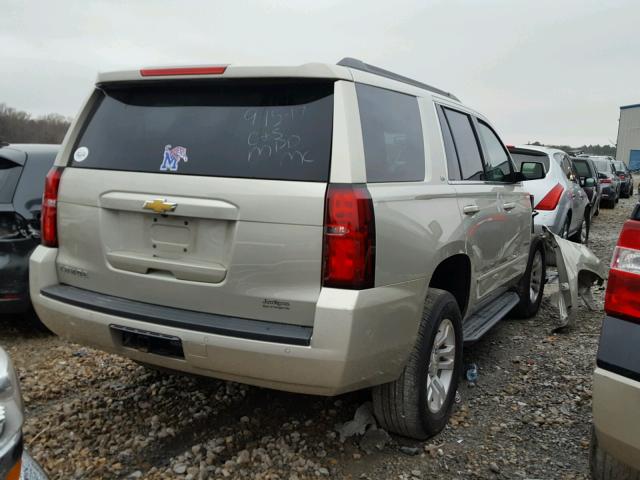 1GNSCAKC9FR726870 - 2015 CHEVROLET TAHOE C150 TAN photo 4