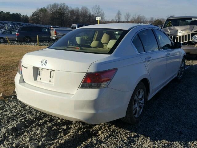 JHMCP264X8C050850 - 2008 HONDA ACCORD LXP WHITE photo 4