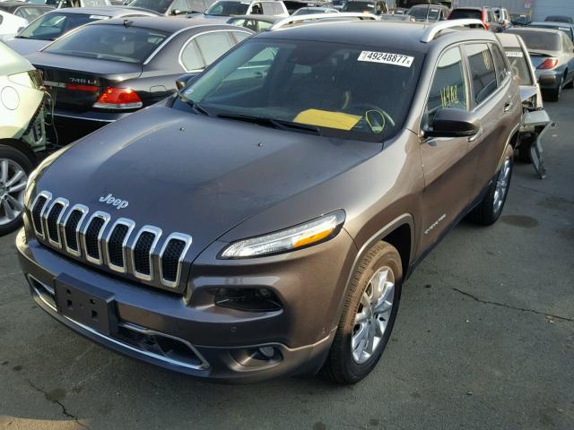 1C4PJMDS3HW524783 - 2017 JEEP CHEROKEE L GRAY photo 2