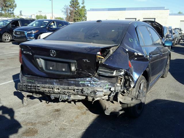 19UUA66204A018784 - 2004 ACURA TL BLUE photo 4