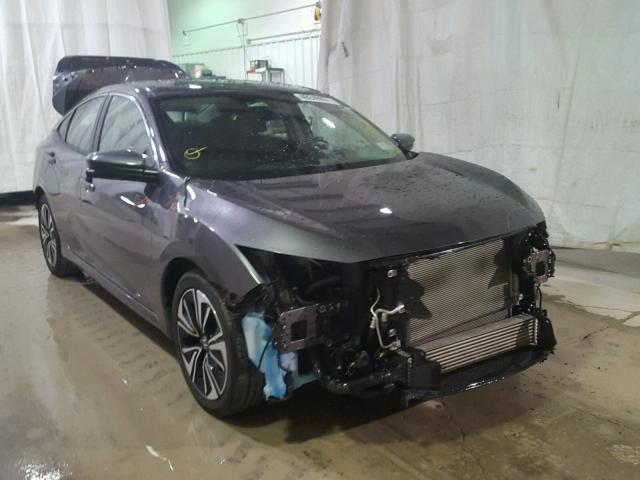 19XFC1F76GE204136 - 2016 HONDA CIVIC EXL GRAY photo 1