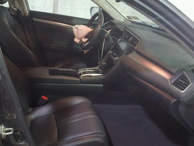 19XFC1F76GE204136 - 2016 HONDA CIVIC EXL GRAY photo 5