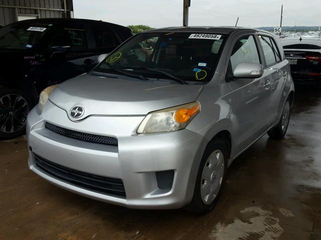 JTKKU10488J010196 - 2008 TOYOTA SCION XD SILVER photo 2