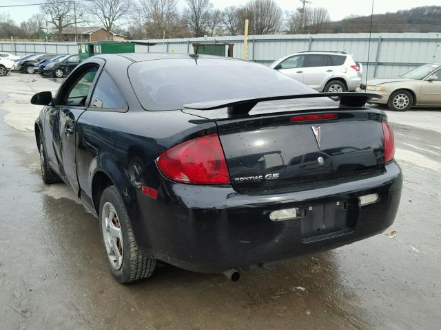 1G2AL18F077211005 - 2007 PONTIAC G5 BLACK photo 3