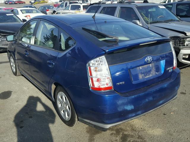 JTDKB20U797854358 - 2009 TOYOTA PRIUS BLUE photo 3