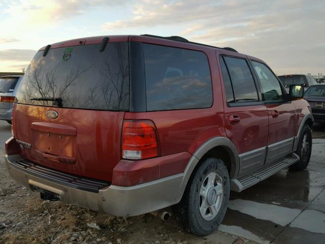 1FMPU17L84LB32142 - 2004 FORD EXPEDITION MAROON photo 4
