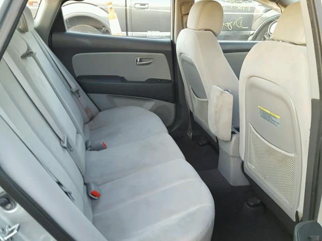 KMHDU46D69U670726 - 2009 HYUNDAI ELANTRA GL SILVER photo 6