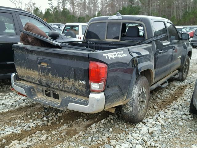 5TFAZ5CN8GX020528 - 2016 TOYOTA TACOMA DOU BLACK photo 4