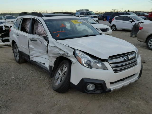 4S4BRCPC0E3297546 - 2014 SUBARU OUTBACK 2. WHITE photo 1