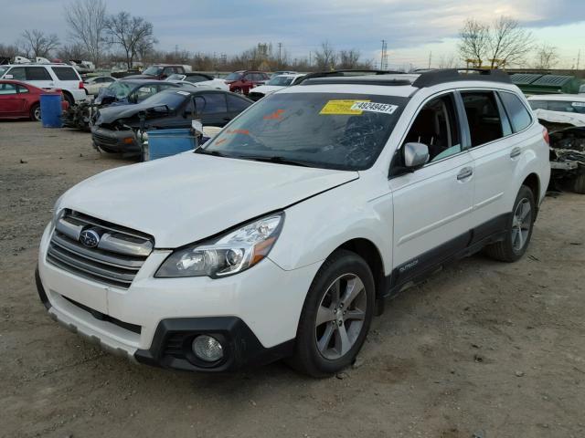 4S4BRCPC0E3297546 - 2014 SUBARU OUTBACK 2. WHITE photo 2