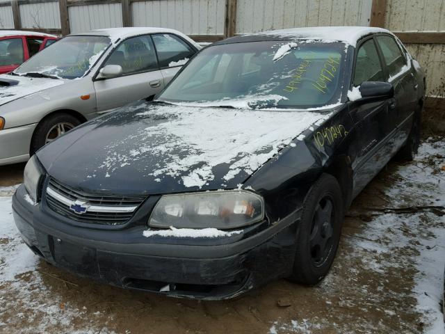 2G1WH55K619185620 - 2001 CHEVROLET IMPALA LS BLACK photo 2