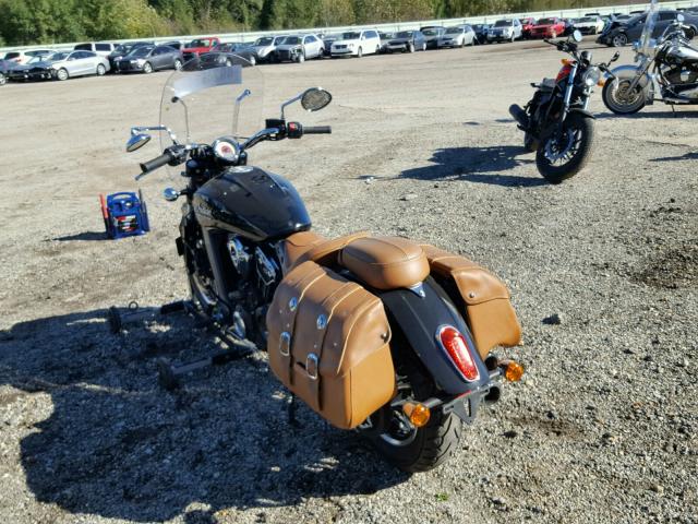 56KMSB006J3134027 - 2018 INDIAN MOTORCYCLE CO. SCOUT BLACK photo 3